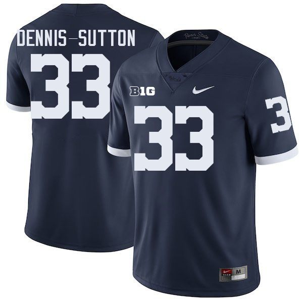 Dani Dennis-Sutton Penn State Jersey,PSU Nittany Lions #33 Dani Dennis-Sutton Football-Retro